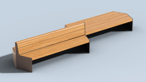 Arrow Bench - Eucalyptus