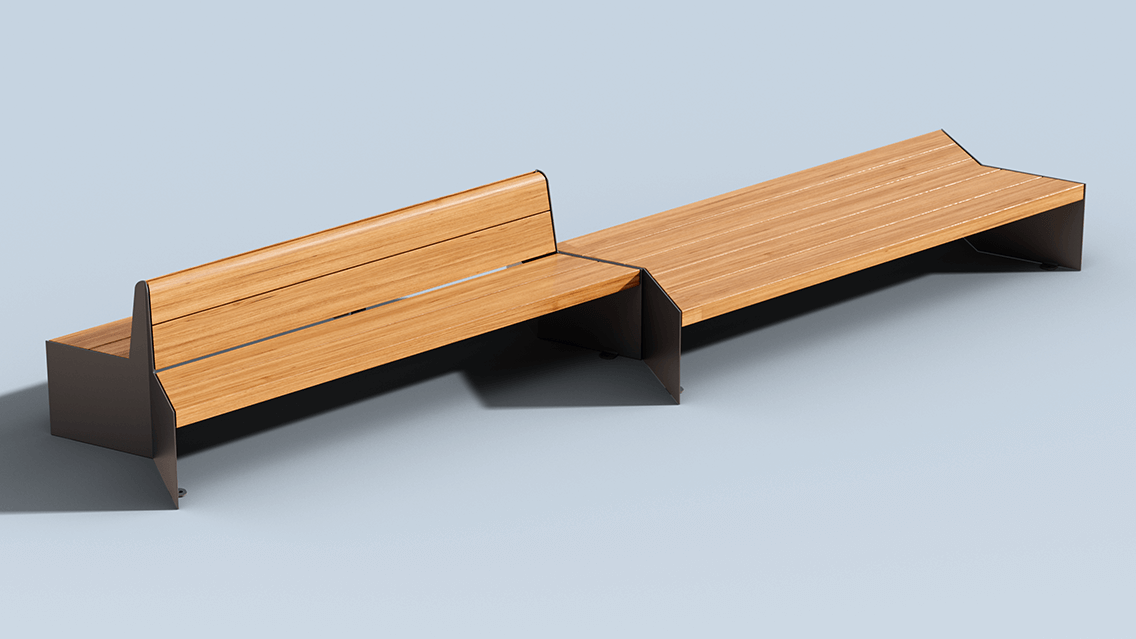 Arrow Bench | Urban Furniture | MDT-tex | MDT-tex